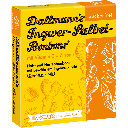 DALLMANN'S Ingwer Salbei Bonbons  37 g  Bonbons