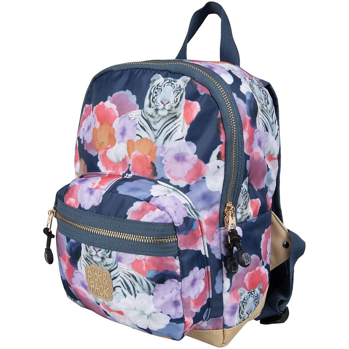 Kindergartenrucksack S Tiger of Love, Denim
