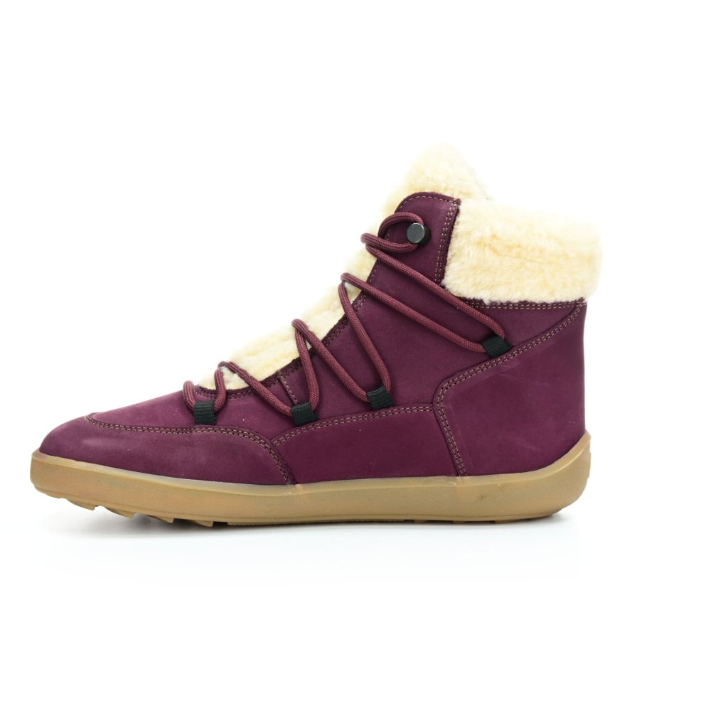 Be Lenka Bliss Burgundy Red rote Winterbarfußschuhe