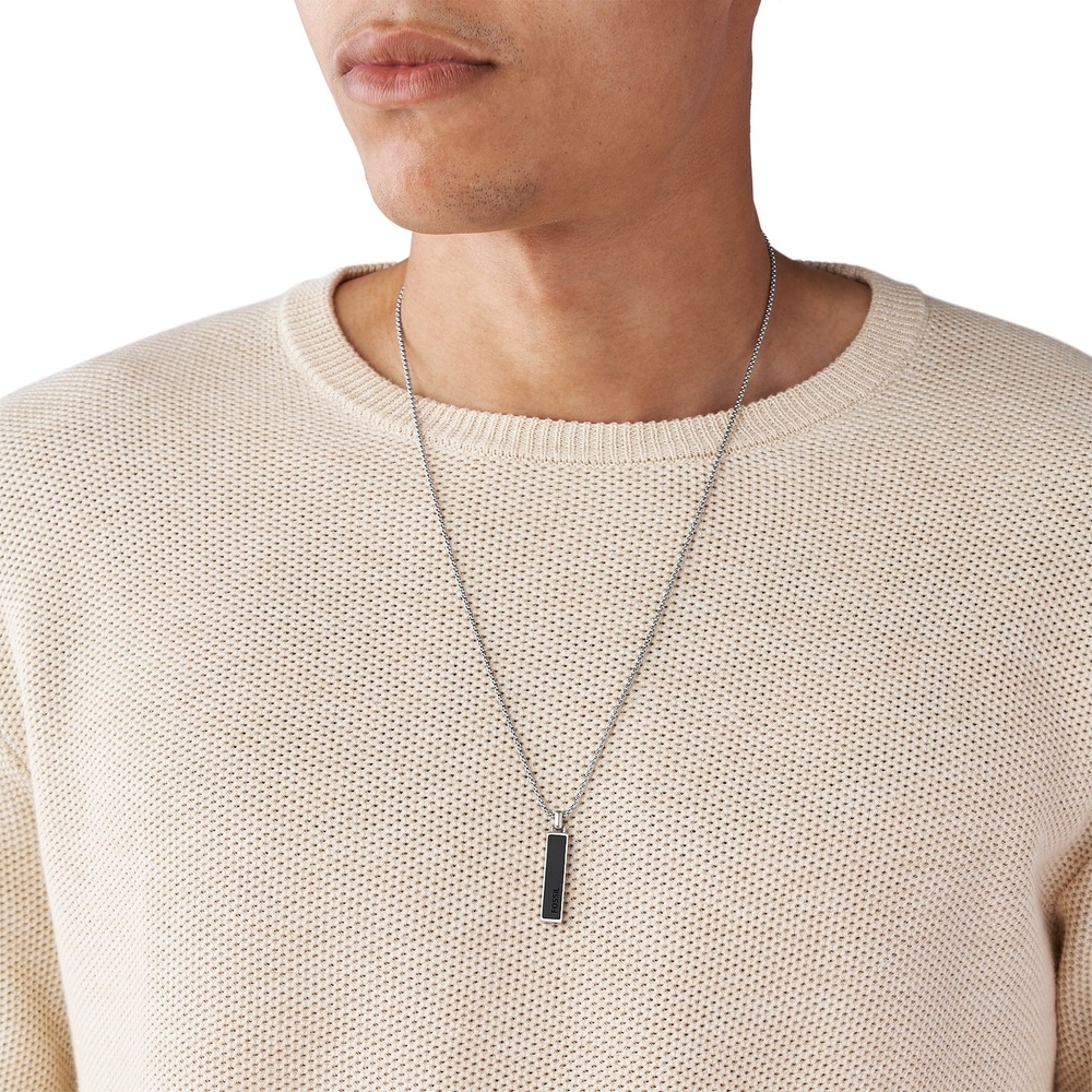 Fossil Chaînette Acier inoxydable collier