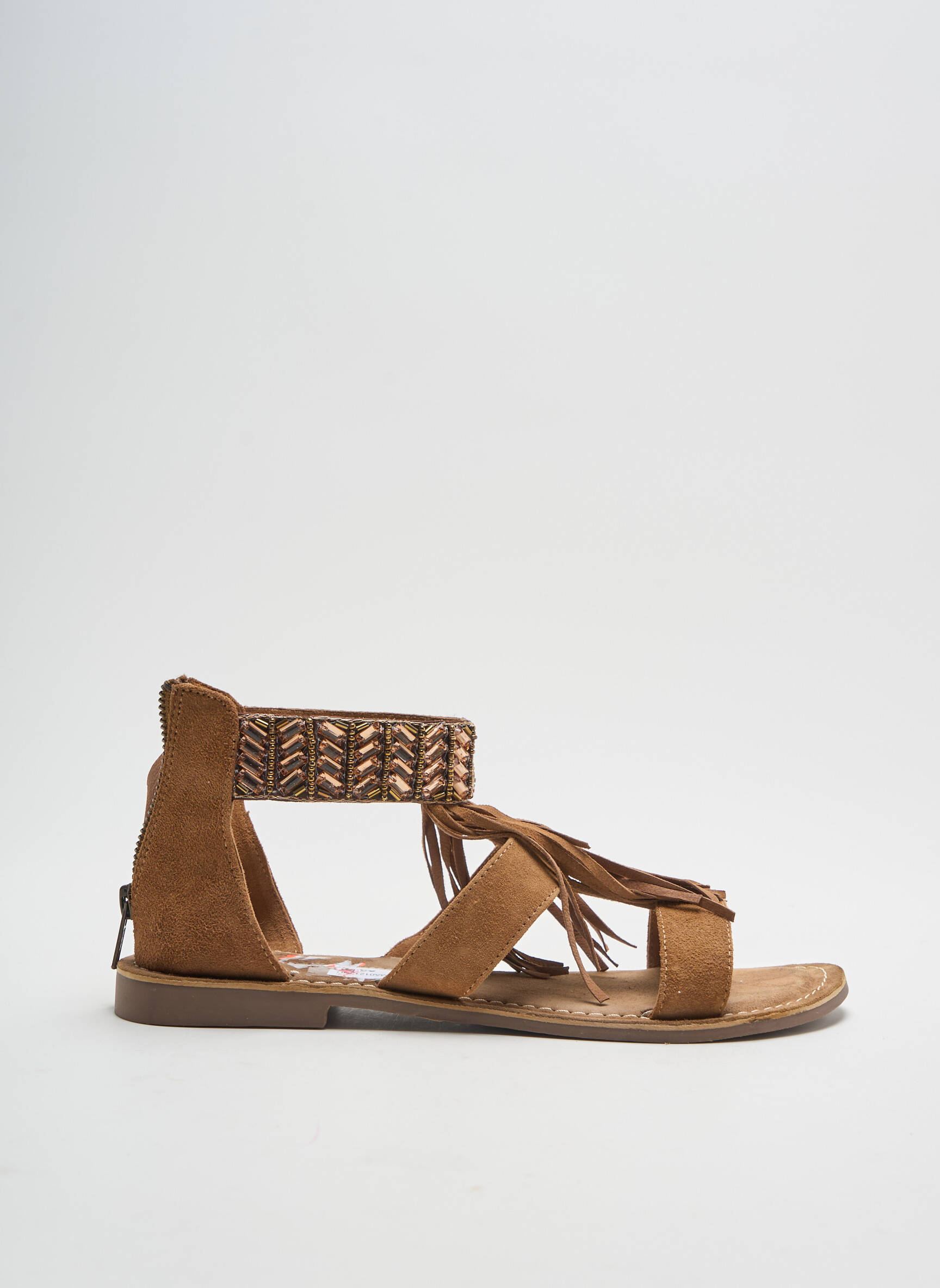 Santafe Sandales Nu Pieds Femme couleur marron