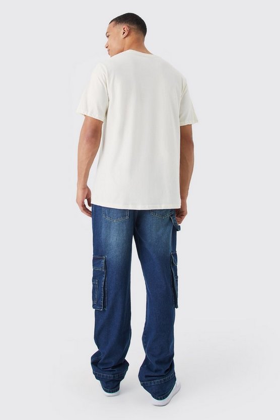 Tall Oversize T-Shirt mit Cupids Love Print