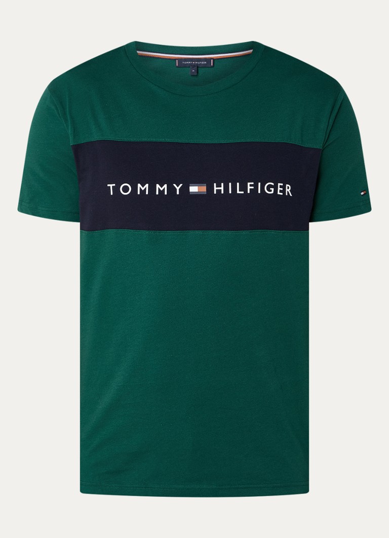 Tricou Tommy Hilfiger cu logo imprimat