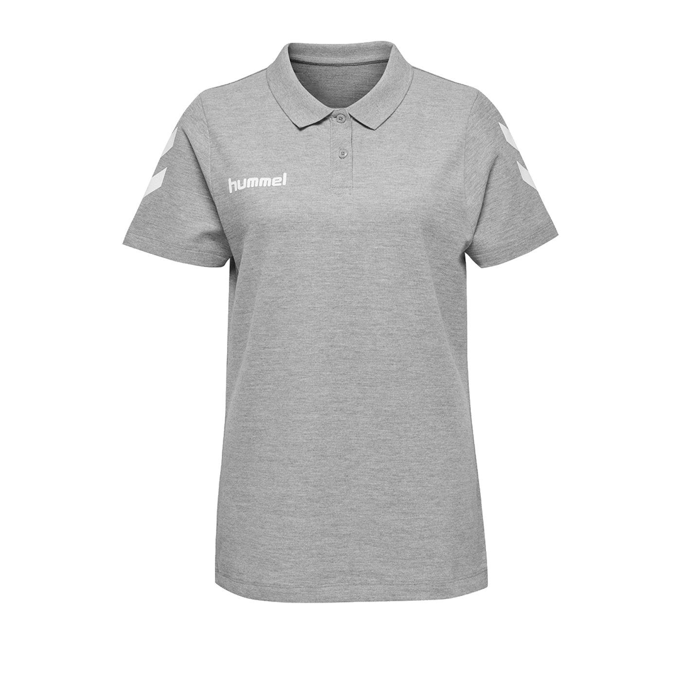 Hummel Cotton Poloshirt Damen Grau F2006