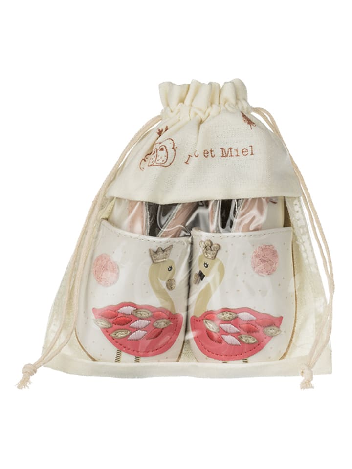 Lait et Miel Leder-Krabbelschuhe 