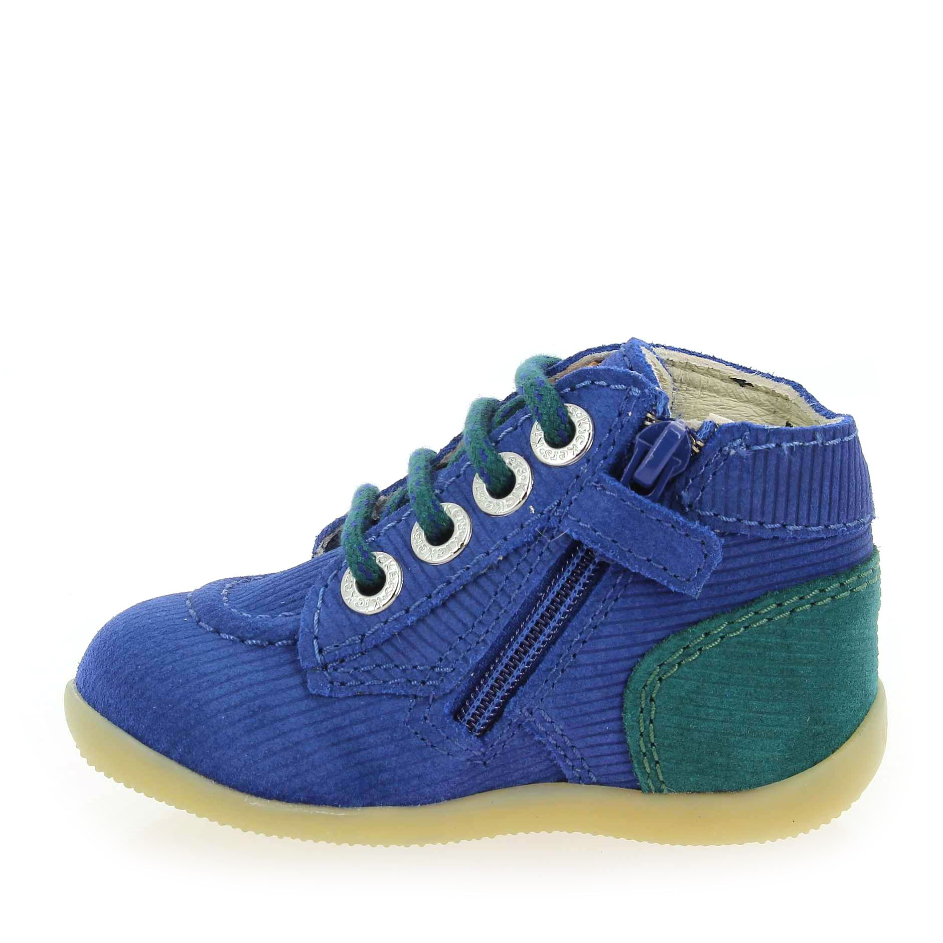 Kickers  BONZIP-2 X - Bleu Vert