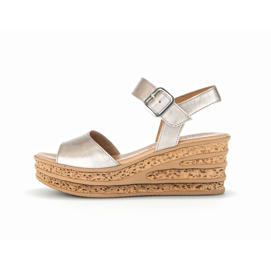 Gabor fashion Keilsandalette beige