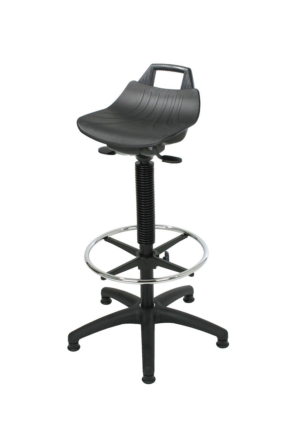 PROREGAL® Stehhilfe Stehhilfe Denver Hoch, Sitzhöhe 61-86cm, Ø63cm, tdw 110kg