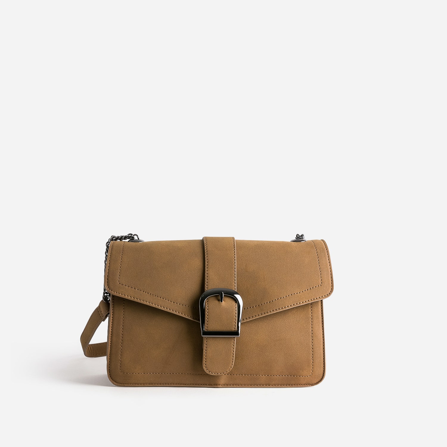 Sac besace TEXTO marron suédé