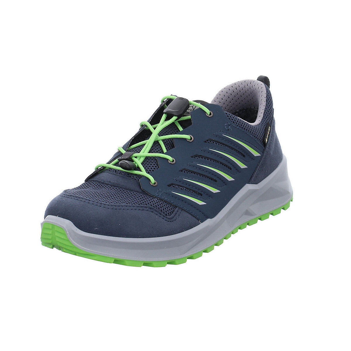Jungen Schnürhalbschuhe Axos GTX Lo Outdoorschuh Kinderschuhe Leder-/Textilkombination uni Outdoorschuhe
