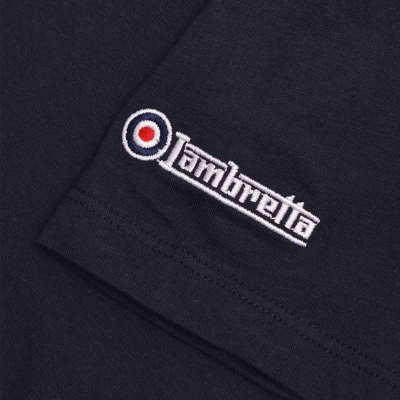 Lambretta Paisley Box Herren T-Shirt SS1015-NAVY