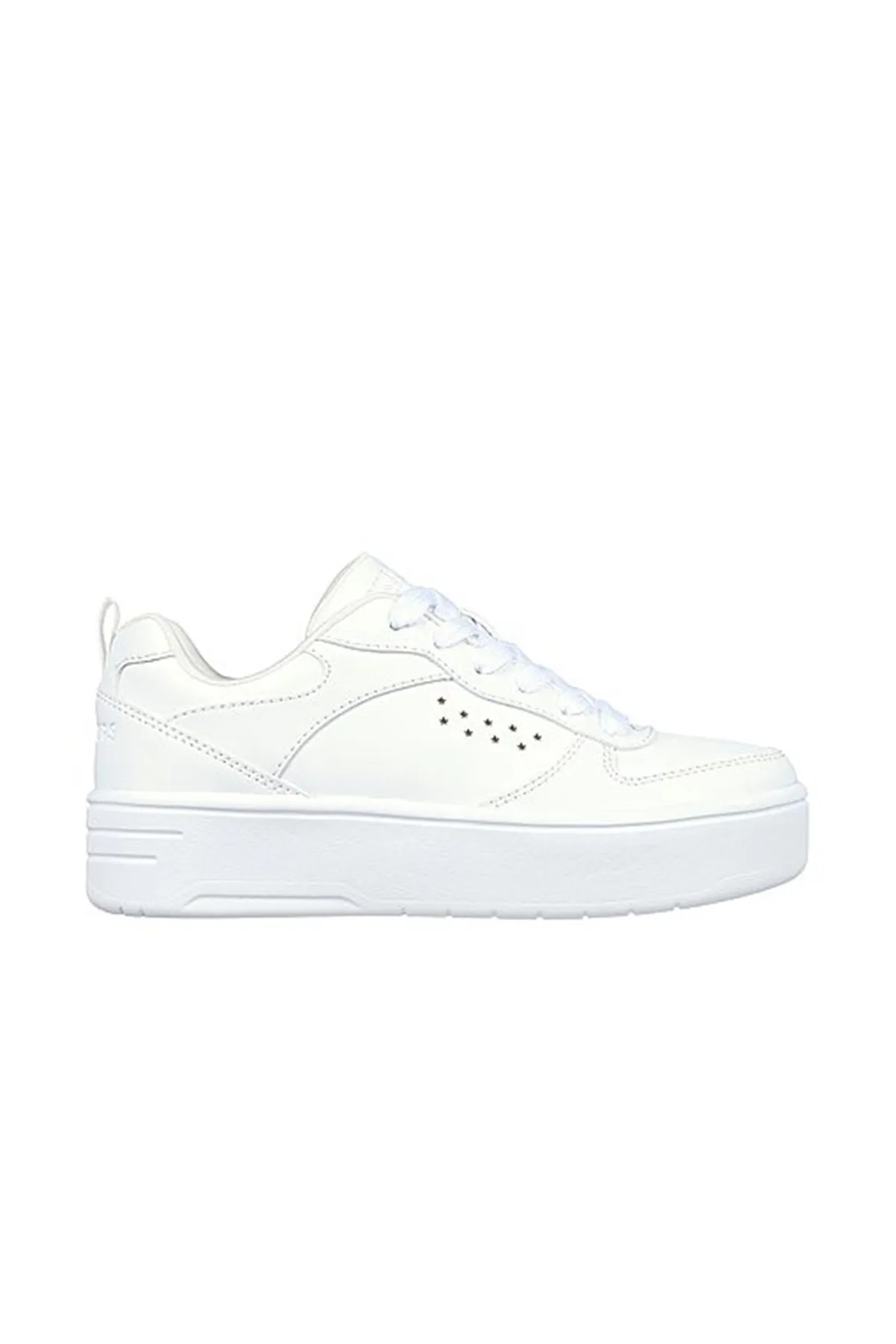 SKECHERS  Sneaker - Weiß - Flacher Absatz