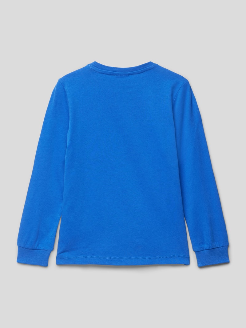 Sweatshirt mit Motiv-Print Modell 'Back to School' in royalblau