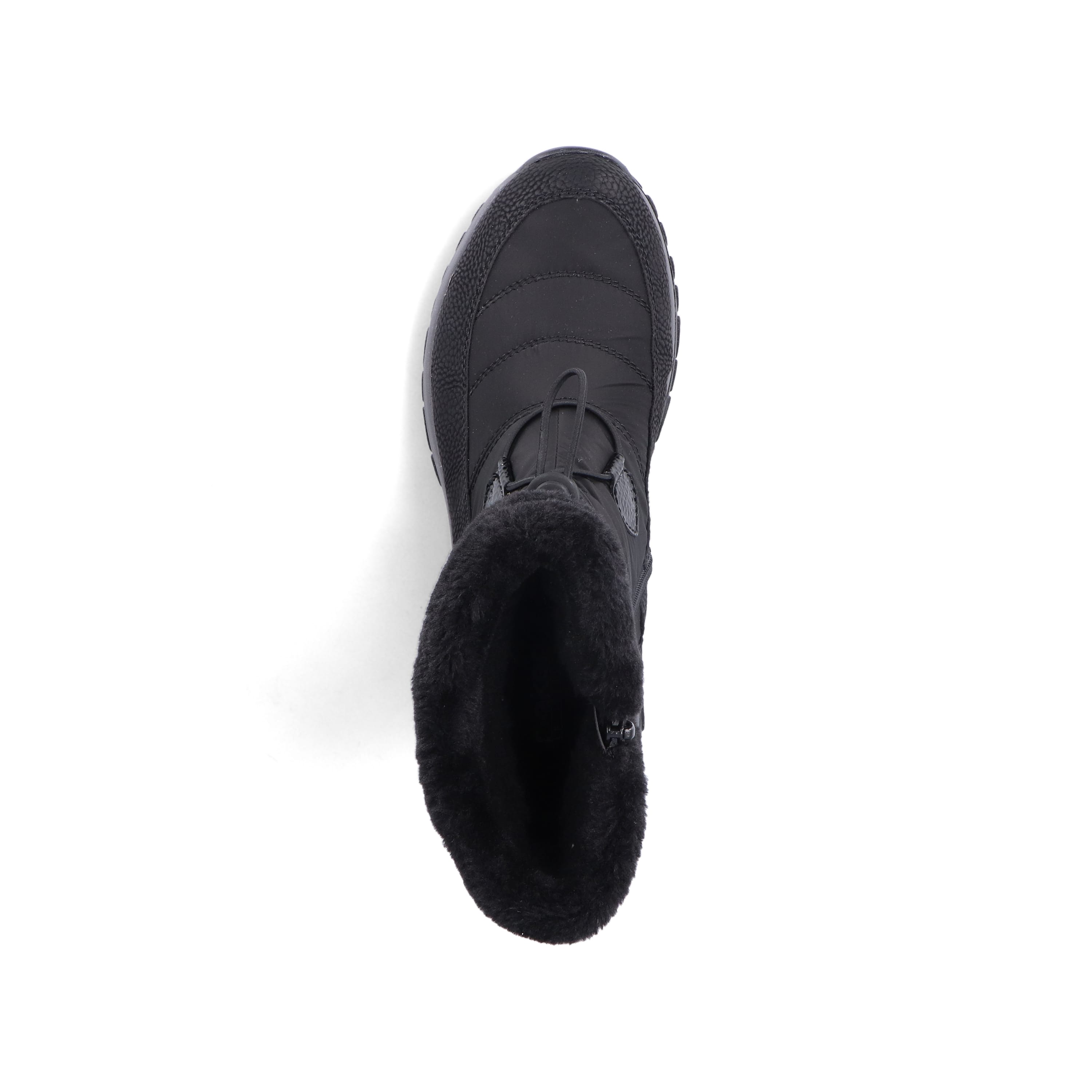 Rieker Damen Schnürstiefel nachtschwarz