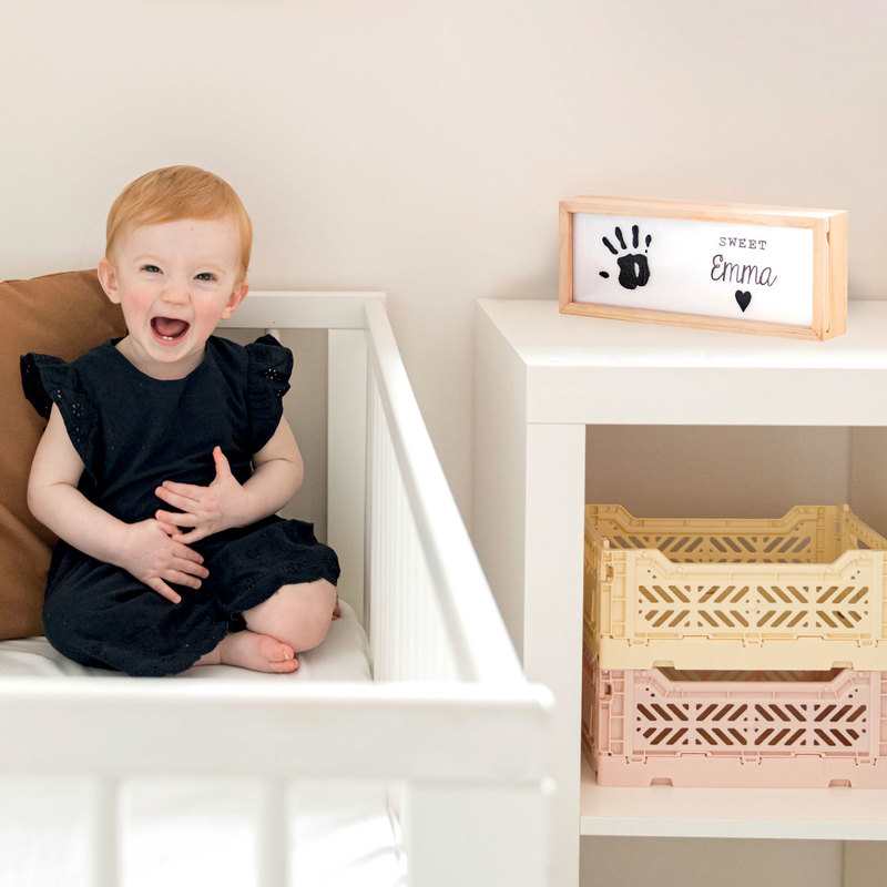 Box lumineuse avec empreinte Light box Baby Art