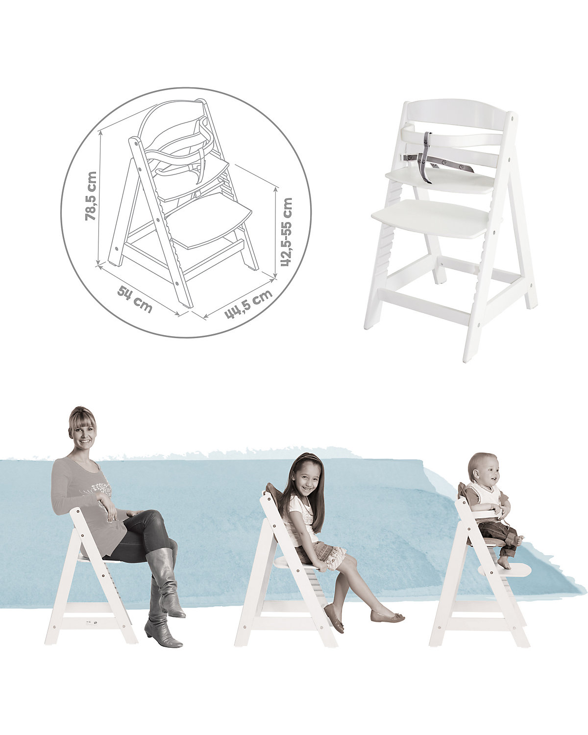 Set Sit Up III inklusive Sitzverkleinerer roba Style grau
