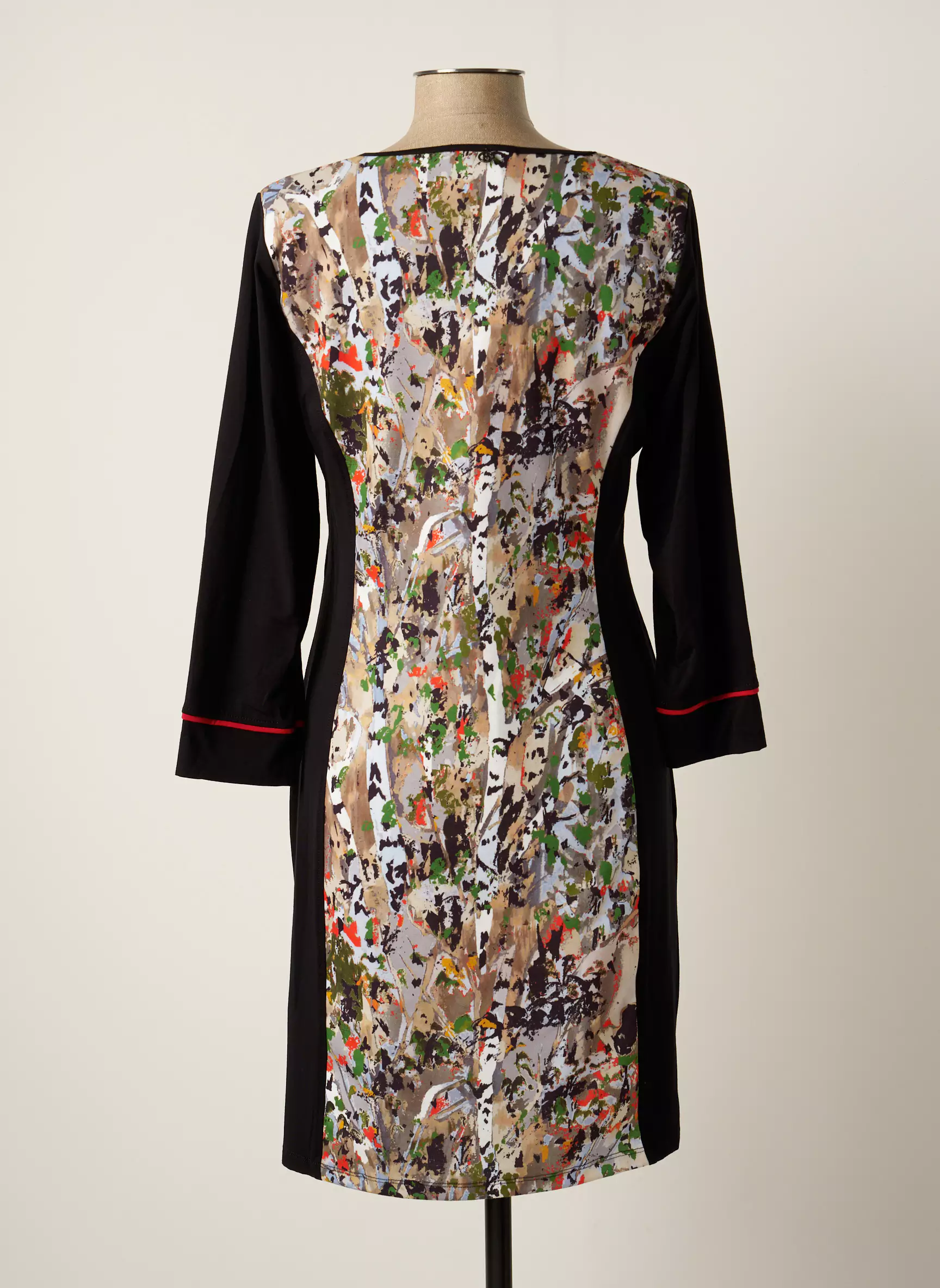 Maloka Robes Mi Longues Femme couleur noir
