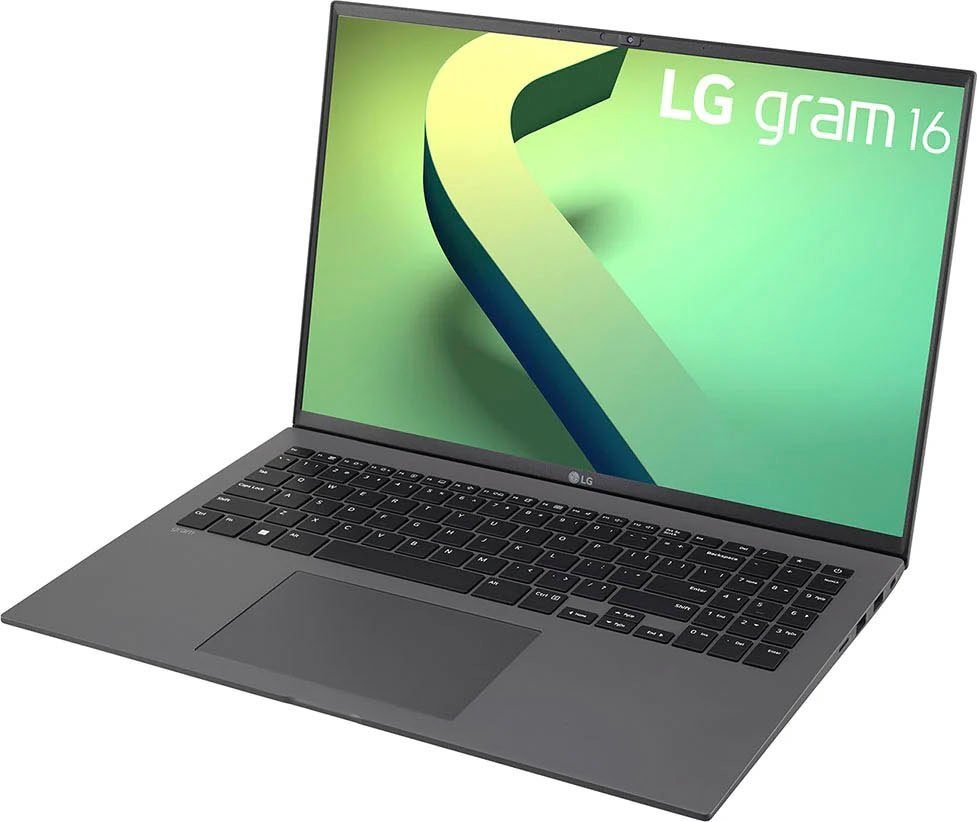 LG gram 16 Notebook (40,6 cm/16 Zoll, Intel Core i7 1260P, Iris© Xe Graphics, 1000 GB SSD)
