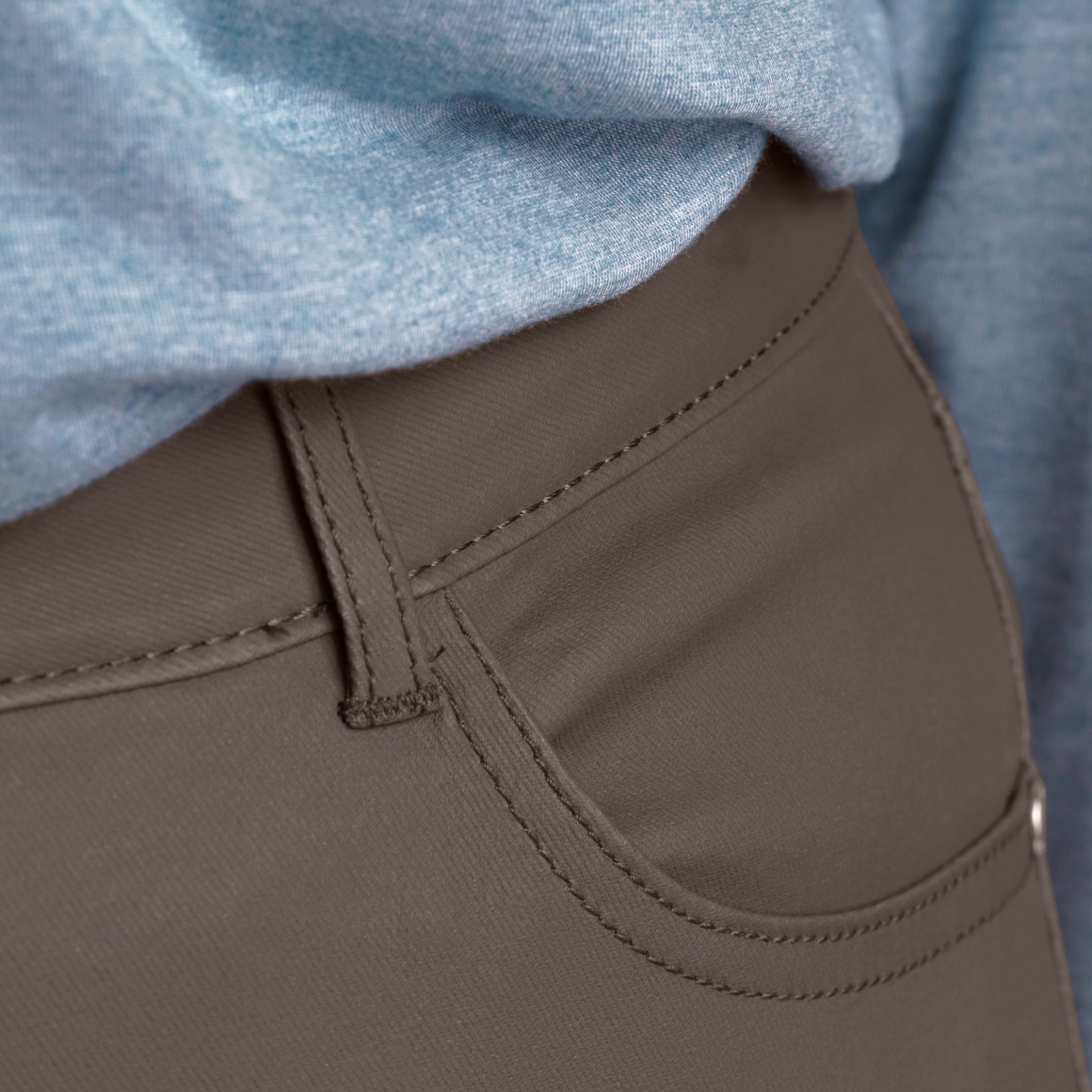 Damen Slim-Jeans in Leder-Optik