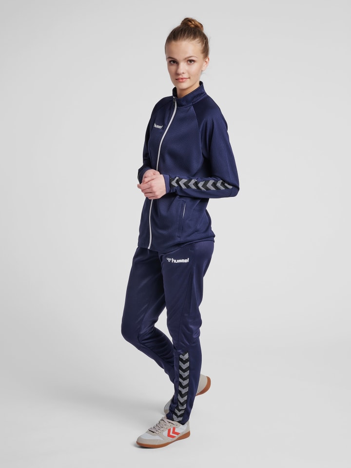 Hummel Hummel Reißverschluss Jacke Raglanärmel Hmlauthentic Damen in MARINE günstig kaufen
