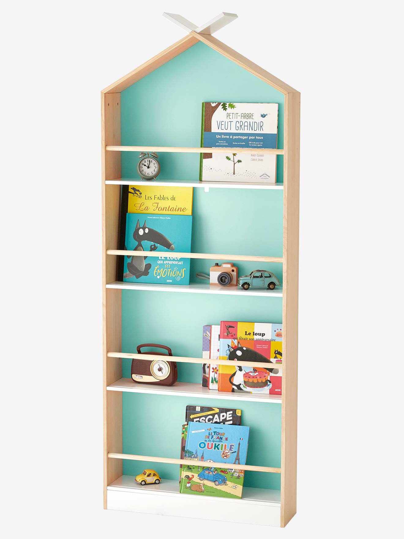 Vertbaudet Kinder Bücherregal TIPILI - weiß