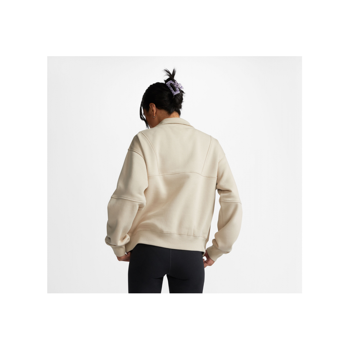 Converse Fashion Half-Zip Sweatshirt Damen Rosa