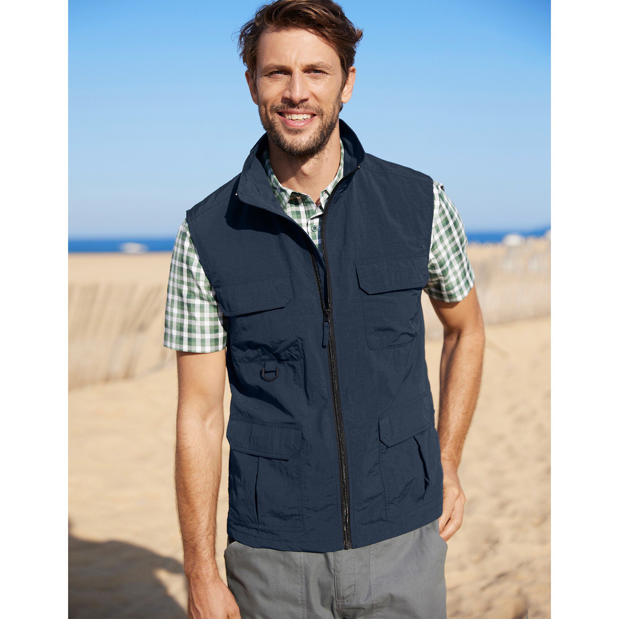 Gilet multipoches sans manches