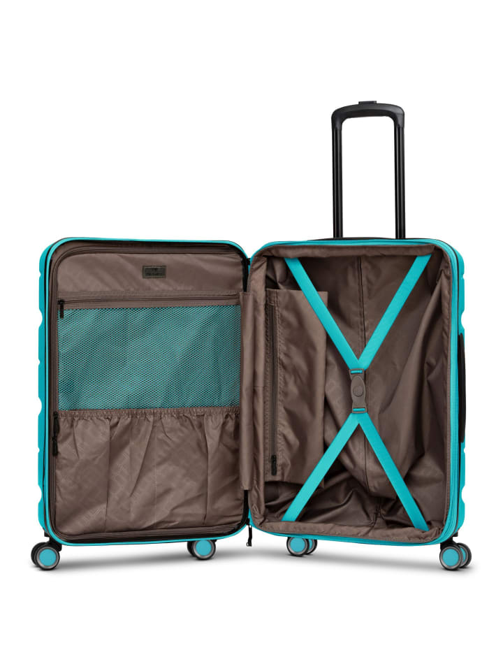 Franky Munich 4.0 4 Rollen Kofferset 3-teilig mit Dehnfalte in aqua dull günstig kaufen onesize