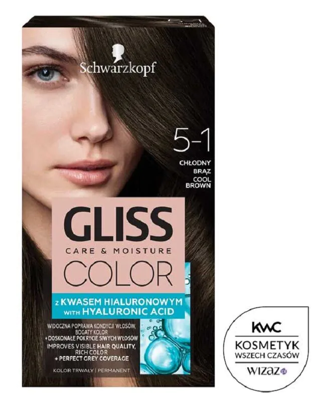 Gliss Color боја за косу 5-1 хладно смеђа