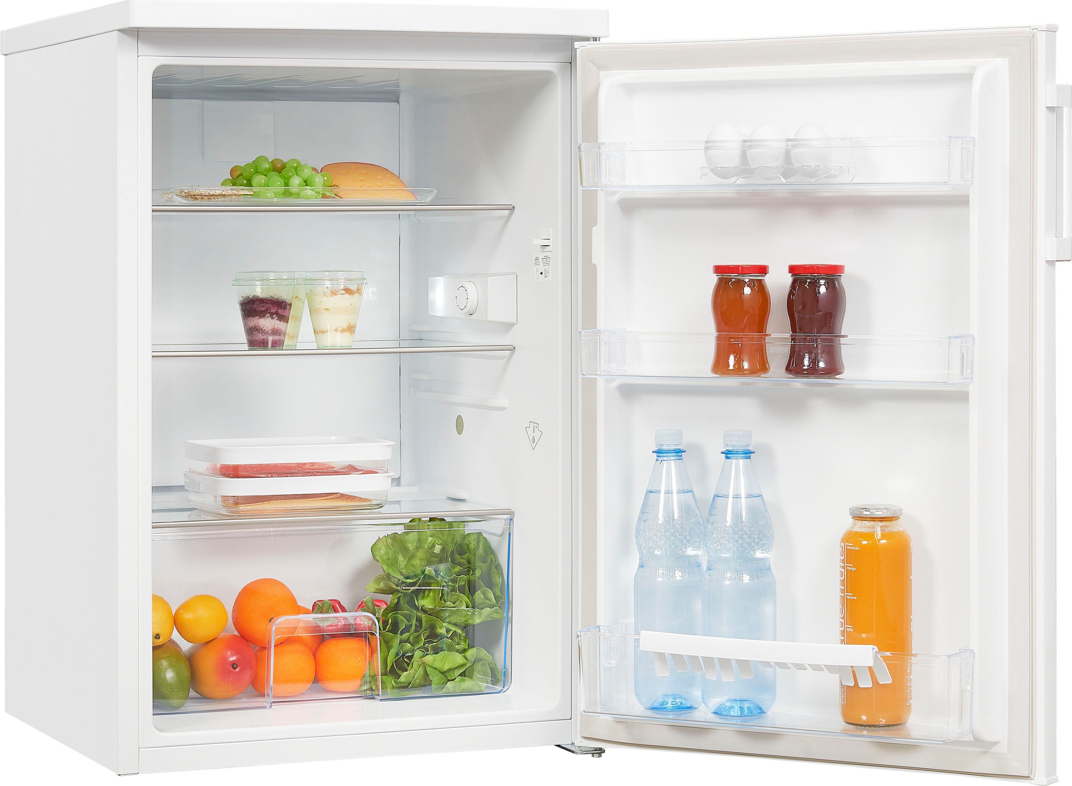 exquisit Vollraumkühlschrank KS16-V-H-010E weiss, 85 cm hoch, 56 cm breit