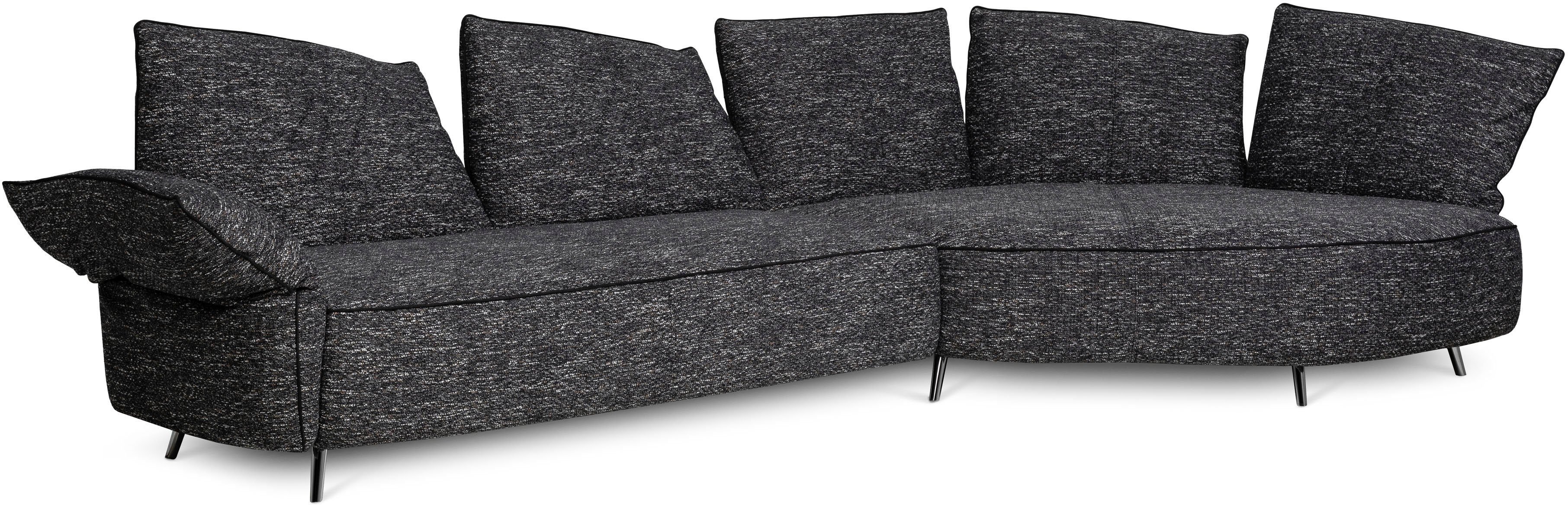 designwerk Loungesofa Faber, mit Rückenteil- und Armteilverstellung