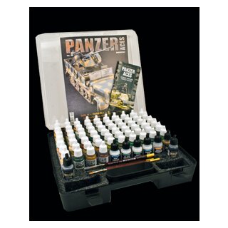 Panzer Aces Komplettset (64 Farben, 8 Zusätze, 1 Magazin)