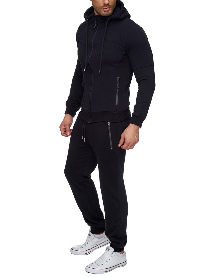 RESLAD Trainingsanzug Basic Set in schwarz günstig kaufen
