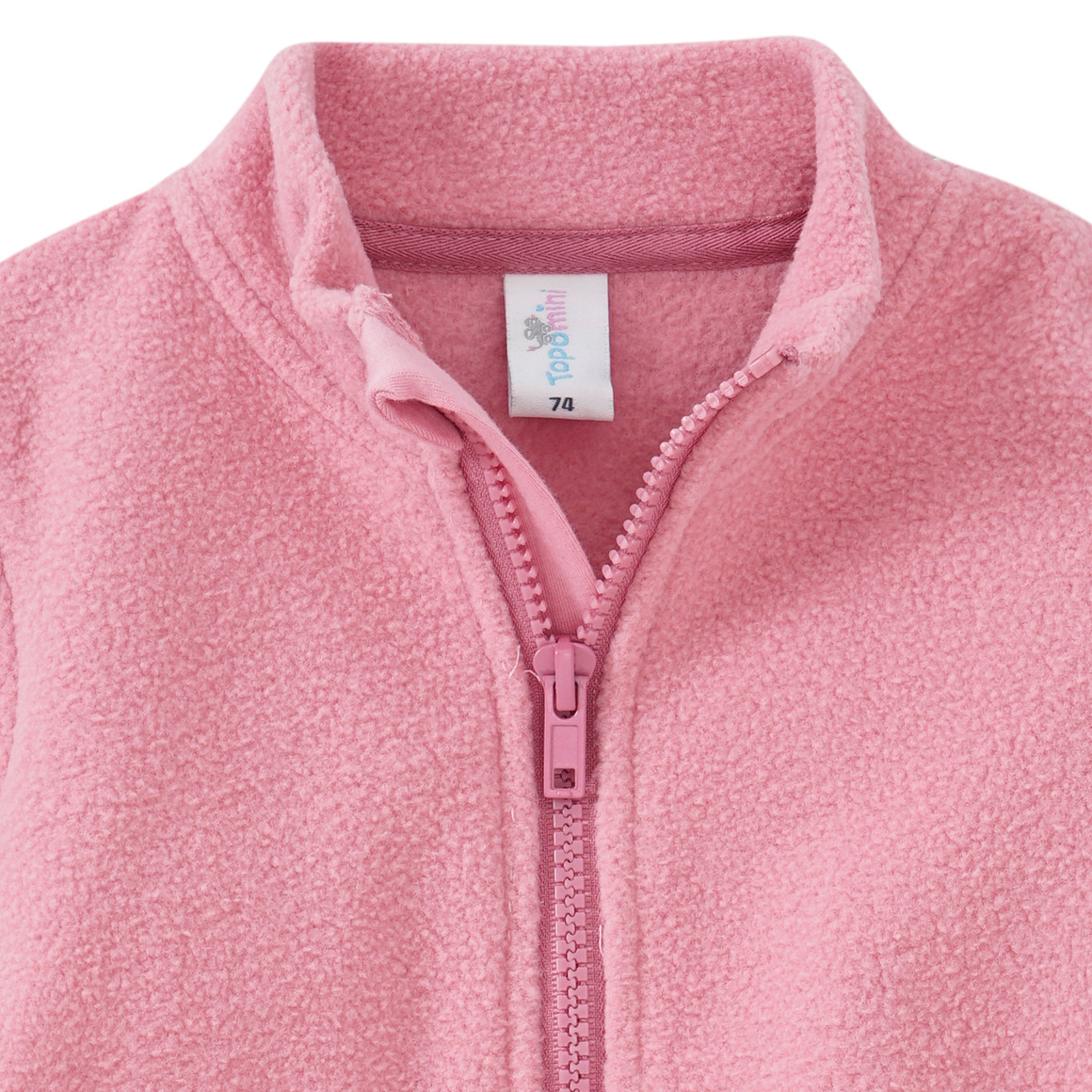 Baby Fleecejacke mit Stehkragen