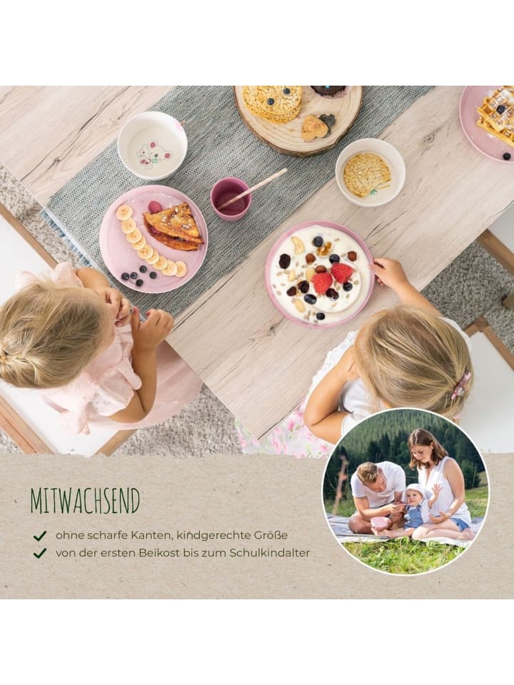 Reer Growing Teller 2er Set in Rosa ab 6 Monate günstig kaufen onesize