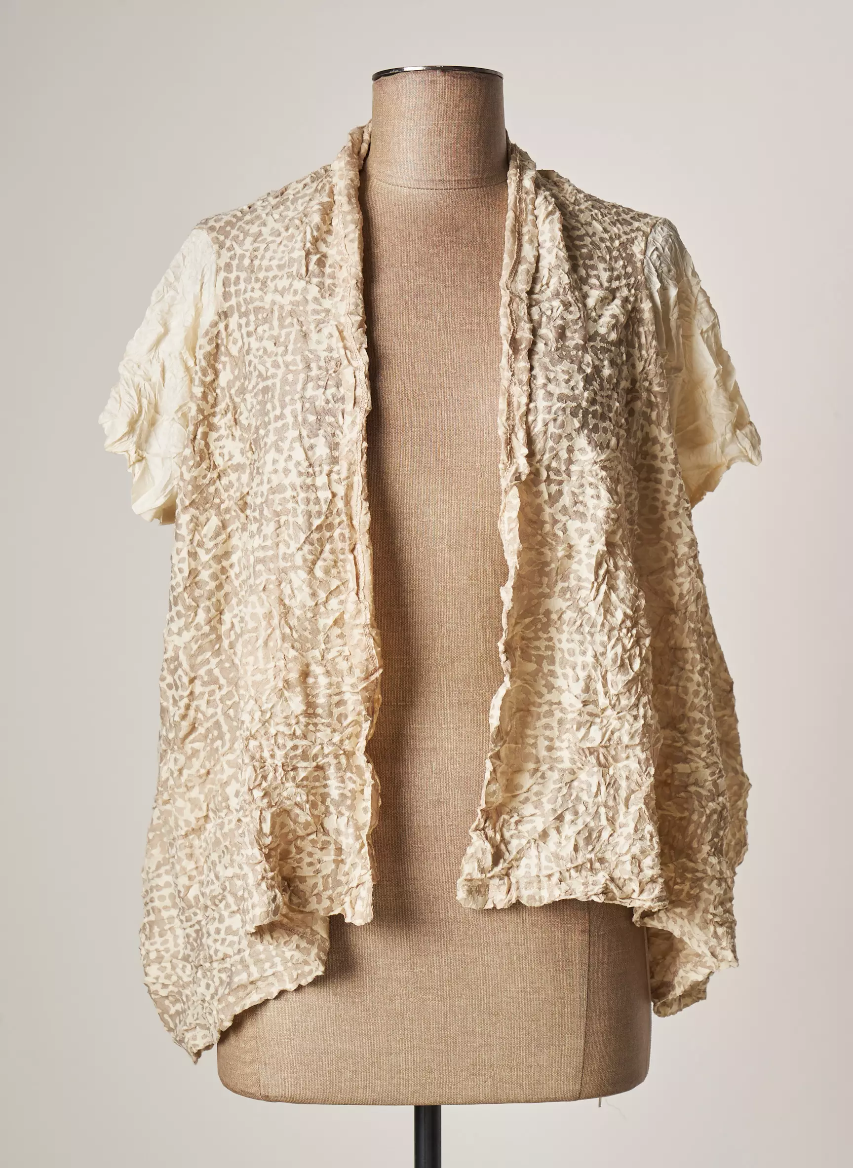 Lauren Vidal Vestecasual Femme couleur beige