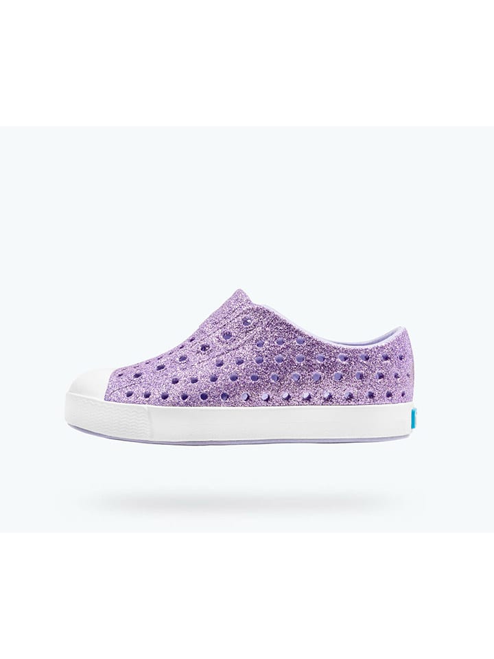 Native Slipper in Lila/ Weiß günstig kaufen