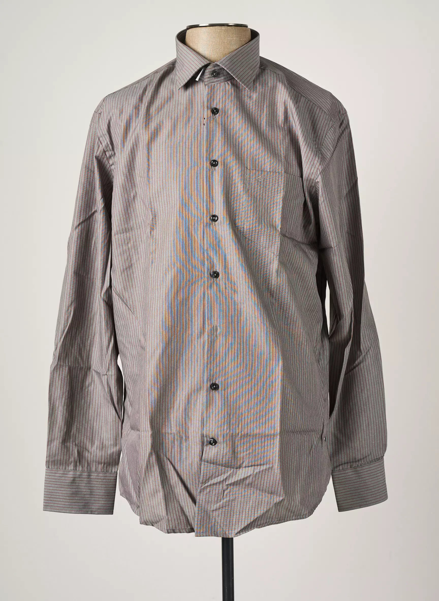 Seiden Sticker Manches Longues Homme couleur gris