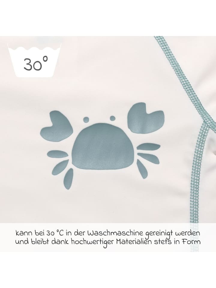LaLoona Bade-Shirt mit UV-Schutz - Krabbe - Offwhite in weiss,motiv günstig kaufen