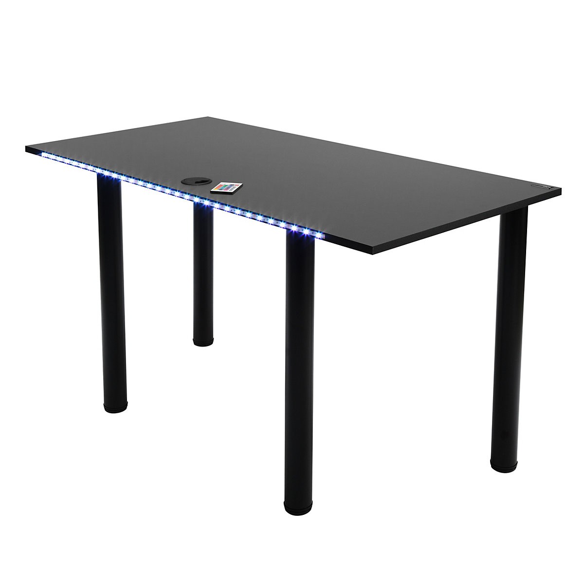 Gaming Schreibtisch mit LED Beleuchtung onesize