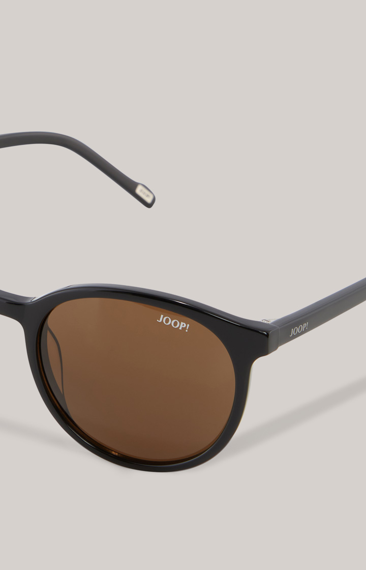 Sonnenbrille in Schwarz/Braun