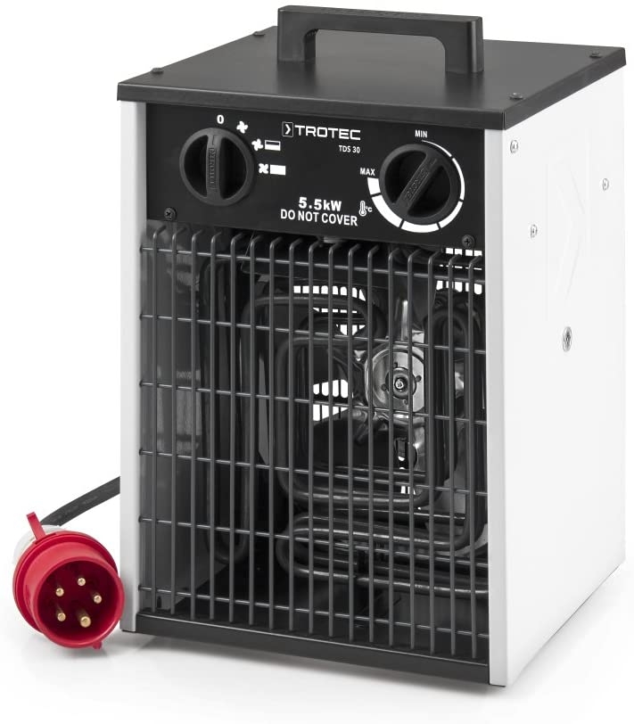 Calentador eléctrico Trotec 1410000017 TDS 30, 5,5 kW, 400 voltios