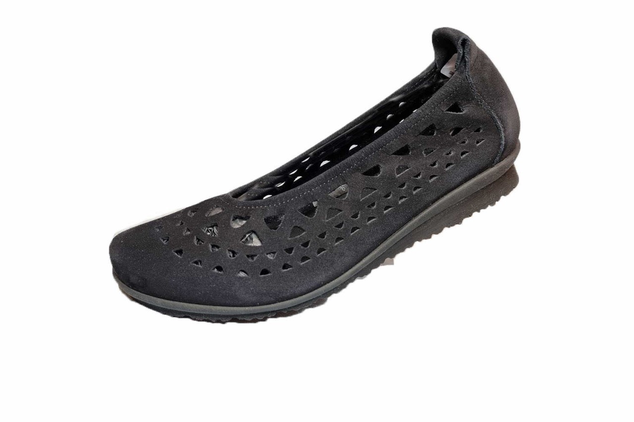 ARCHE Sportliche Slipper schwarz Barkla