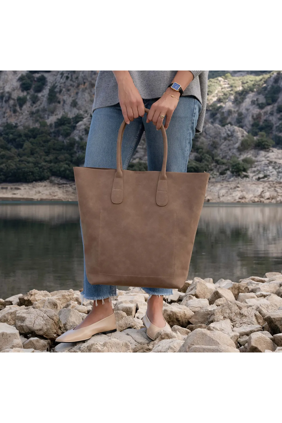 Violet Hamden  Mein täglicher Beige Shopper VH25026