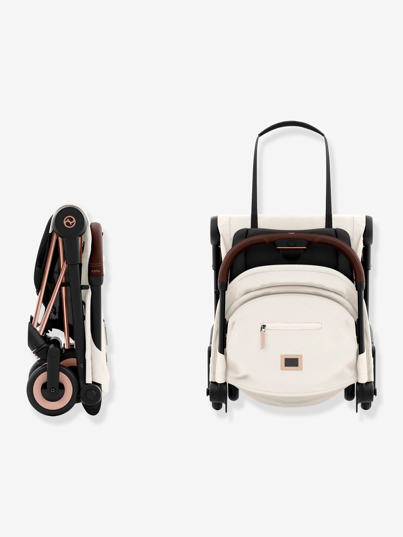 Poussette CYBEX Platinum Coya chrome brown/mirage grey
