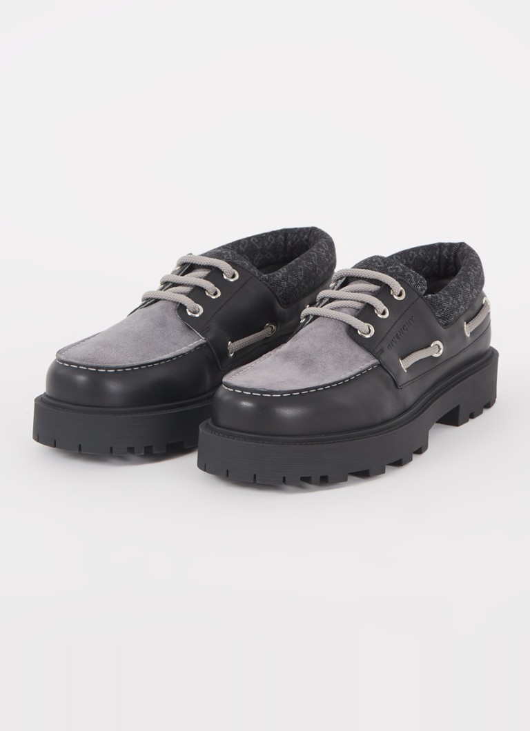 Pantofi sport Givenchy Strom din piele cu detalii din piele întoarsă.