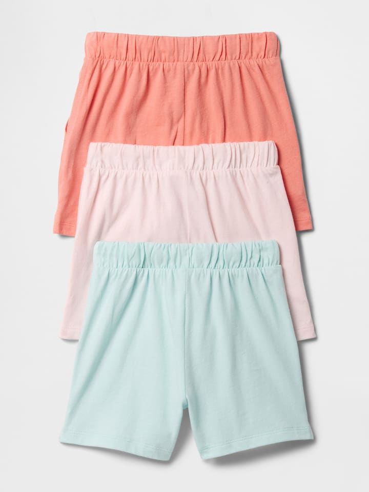 GAP 3er-Set: Sweatshorts in Hellblau/ Rosa/ Orange günstig kaufen