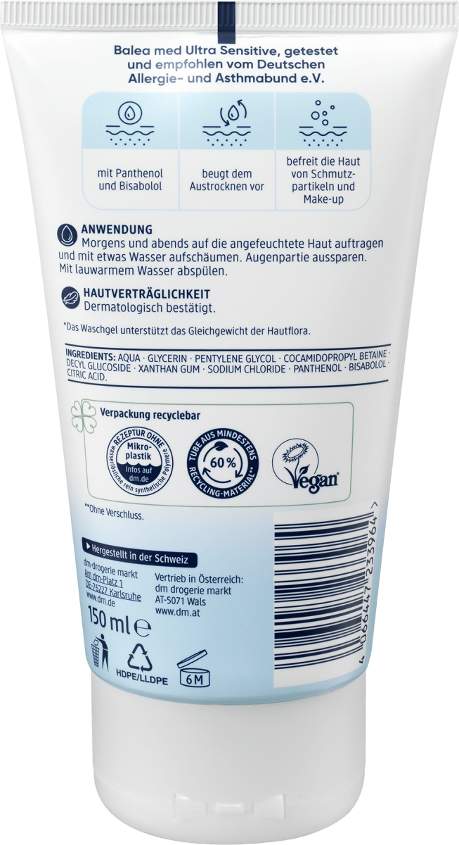 Waschgel Ultra Sensitive, 150 ml