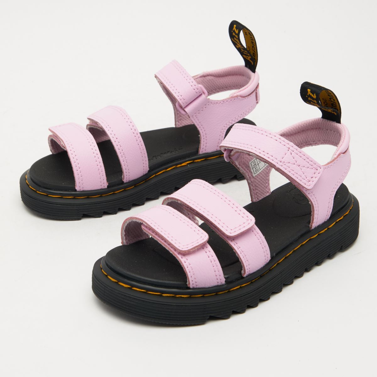 Dr. Martens halványrózsaszín klaire lány junior szandál