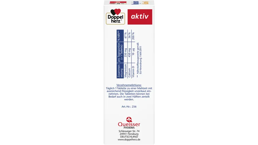 Doppelherz Magnesium + Calcium + D3 50 Tabletten